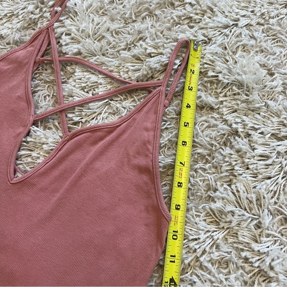Strappy Burnt Orange Express OneEleven Tank Top Camisole Super Stretchy Festival - Picture 14 of 14